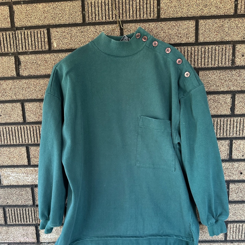 Jones New York Vintage Petite Mock Neck Sweater - Picture 3 of 6